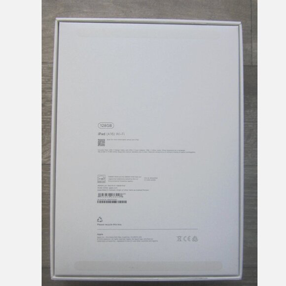 EMPTY BOX ONLY Pink iPad (A16) 128 GB A3354 Wifi 2025 - Picture 7 of 8